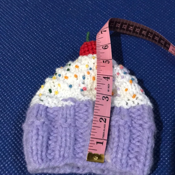 !!!HP!!! Baby Hat With a Cherry on Top - Picture 4 of 4